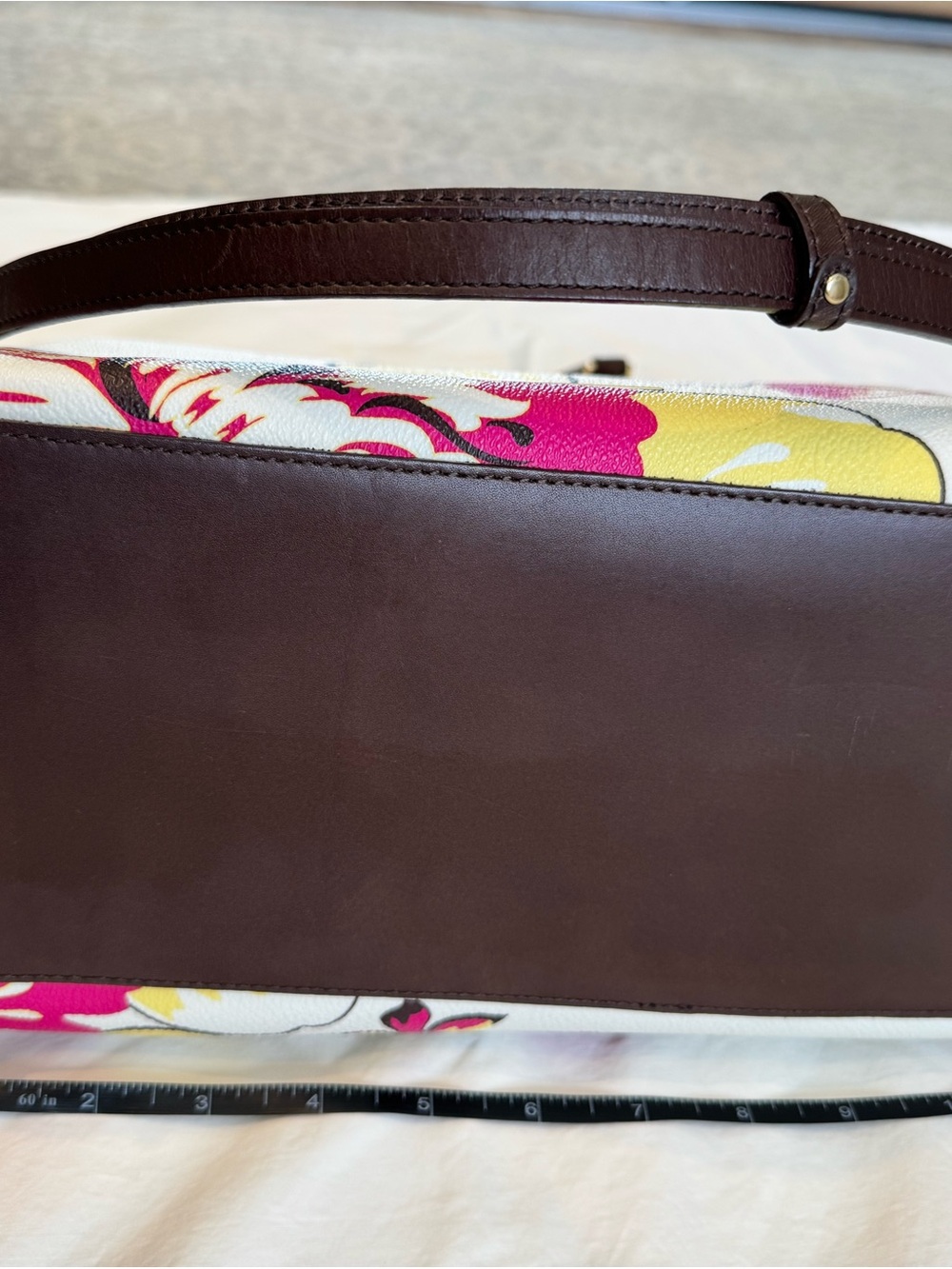 Brahmin Dahlia Bouquet Duxbury Satchel - Picture 7 of 15